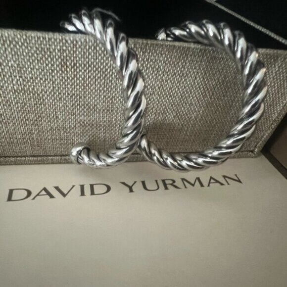David Yurman Cable Hoop Earrings